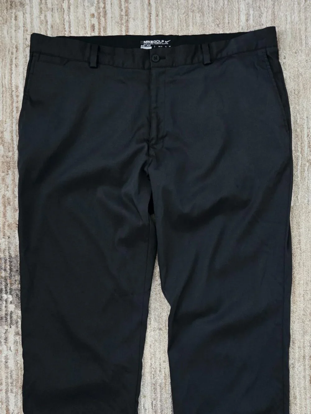 Nike Golf Dri Fit Performance Pants Mens Black Athleisure Stretch 38W 30L